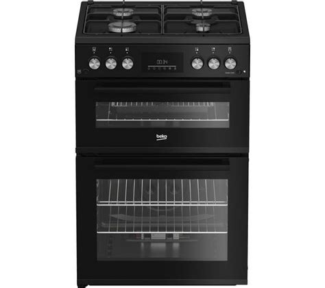 beko pro fdg6231ck 60 cm gas cooker black